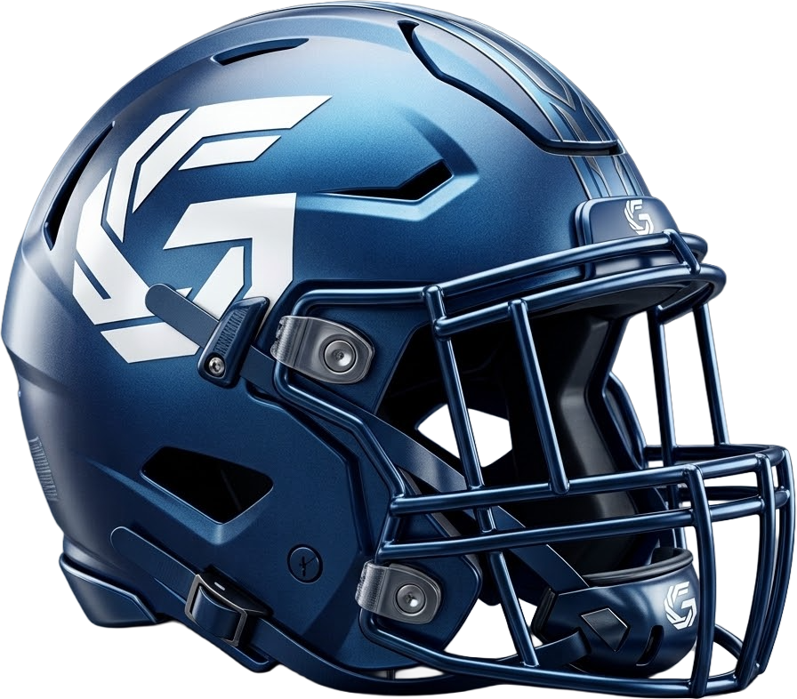 Graphton football helmet
